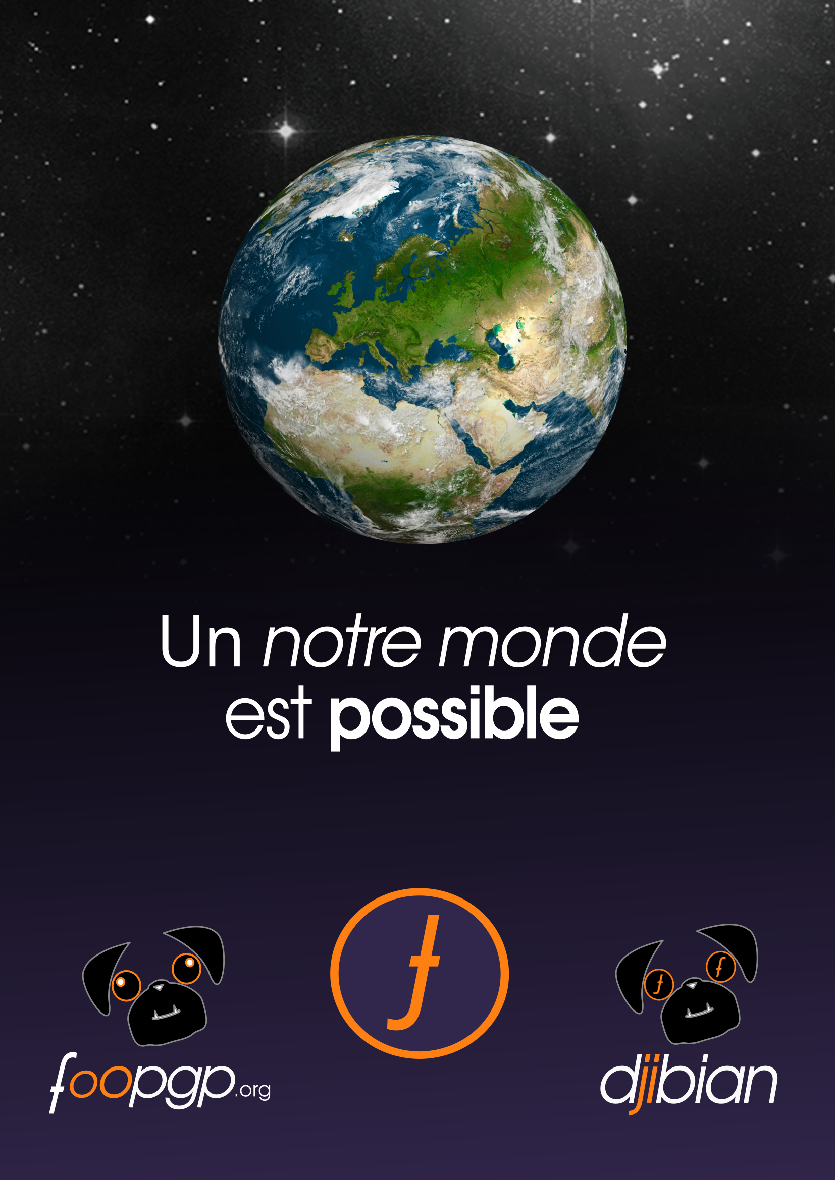 Poster: un notre monde est possible.